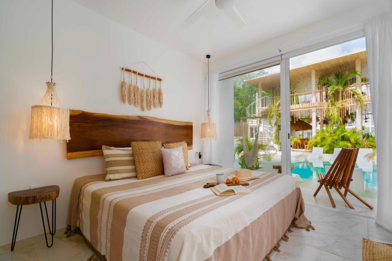 Beautiful Swim-Up Studio With Private Terrace, Pool And Jungle Gym Tulum Exterior photo