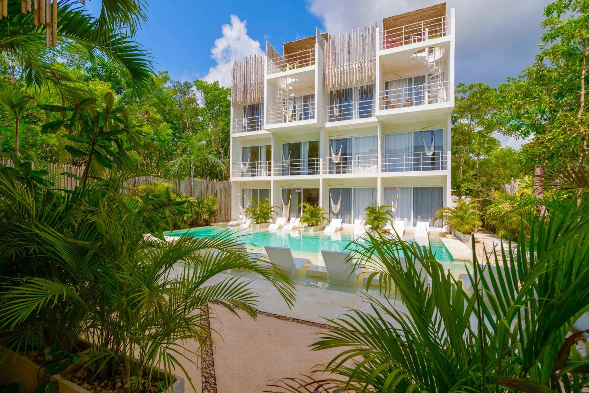 Beautiful Swim-Up Studio With Private Terrace, Pool And Jungle Gym Tulum Exterior photo